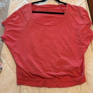 Coral slouchy Tshirt , Size M, LAST CHANCE